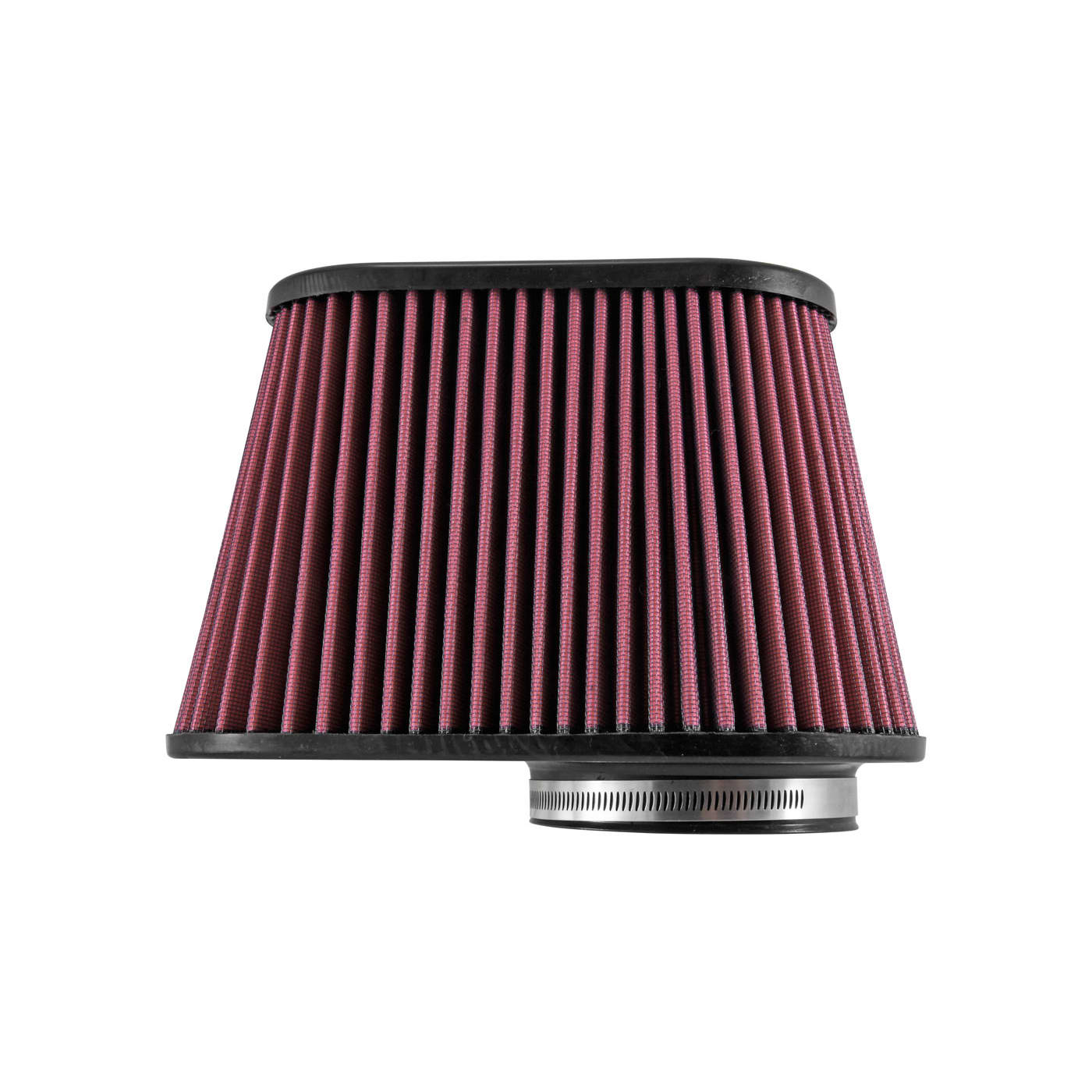 152 mm 233 mm x 191 mm Height; 9.156 in x 7.5 in Top AIR-720-243 203 mm 162 mm x98 mm Airaid 720-243 Universal Clamp-On Air Filter: Oval Tapered; 6 in Base; 6.375 in x 3.875 in Flange ID; 8 in 