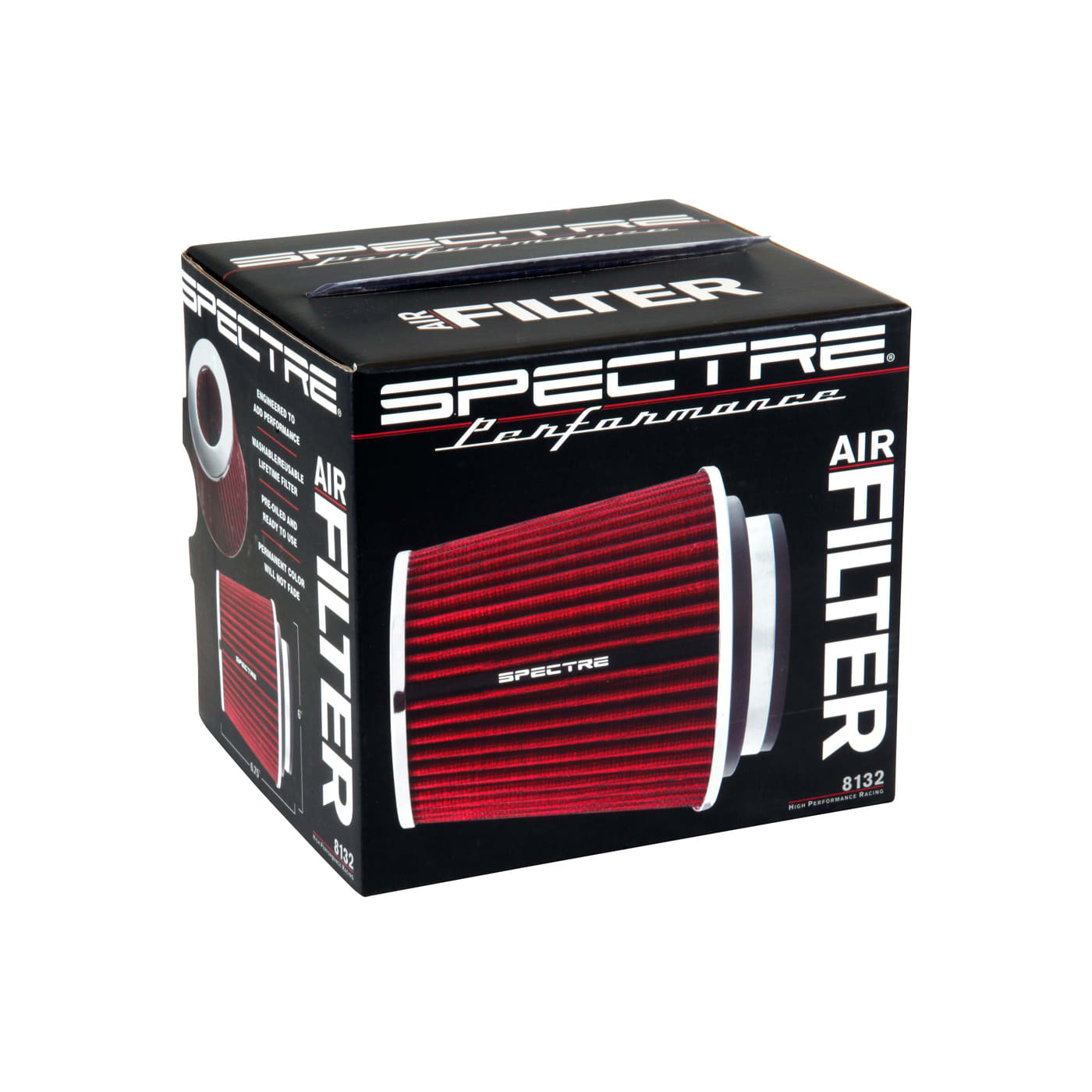 Spectre Performance 8136 Air Filter Fits 3"/3.5" /4" Diameter Tubes