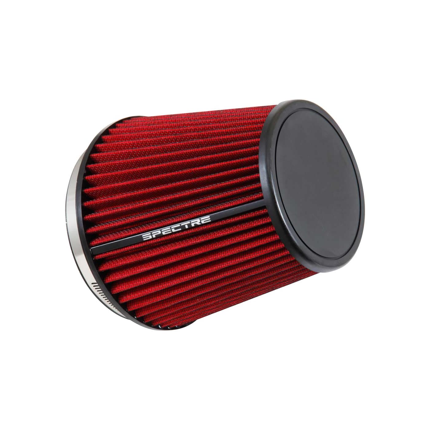 186 mm Spectre Performance HPR9892 Universal Clamp-On Air Filter: Round Tapered; 6 in Top 130 mm Height; 7.313 in Flange ID; 7 in 178 mm Base; 5.125 in 152 mm