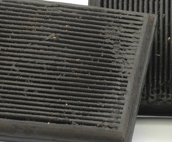 K&N filters are designed to hold large amounts of dirt and contaminants 