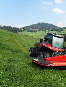 Plain Mowers - VICON EXTRA 328F - 332F - FRONT MOUNTED DISC MOWER, with its responsive headstock makes it easy to use