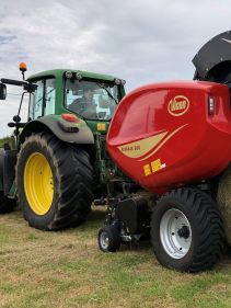 Fixed Chamber round balers - VICON FIXBALE 500, specialist baler for heavy silage conditions with low power requirments for efficient operation