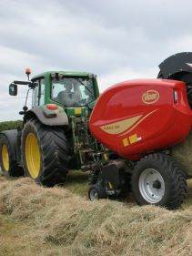 Fixed Chamber round balers - VICON FIXBALE 500, specialist baler for heavy silage conditions with low power requirments for efficient operation