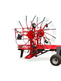 Four rotor rakes - Kverneland 95130 C - 95130 C, folded and compact during safe and efficient transportation