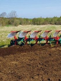 Reversible Mounted Ploughs - Kverneland ES-LS, unique steel treatment provides great life time and makes it easy in use during operation