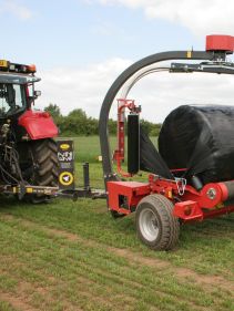 Bale Wrappers - VICON BW 2850, high volume and easy to use during operation. Its strong and stable allowing you to wrap on the move