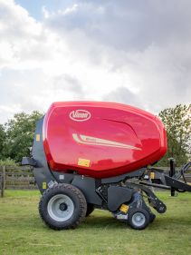 Fixed Chamber round balers - VICON RF 4225, maximal capacity in all crop conditions, the system ensures maximal bale rotation