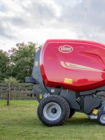 Fixed Chamber round balers - VICON RF 4225, maximal capacity in all crop conditions, the system ensures maximal bale rotation