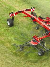 Double Rotor Rakes - VICON ANDEX 774, great maneuvreability and superb performance