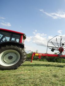 Double Rotor Rakes - VICON ANDEX 774, great maneuvreability and superb performance