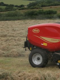 Fixed Chamber round balers - VICON FIXBALE 500, specialist baler for heavy silage conditions with low power requirments for efficient operation