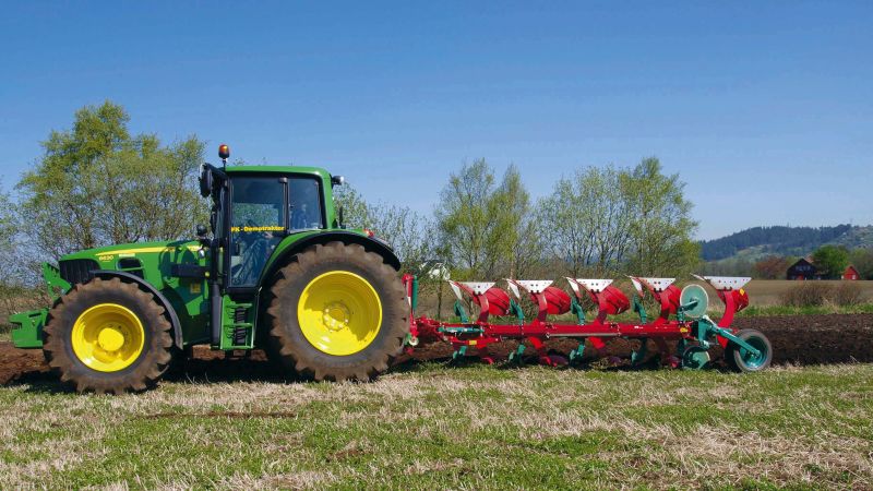 Reversible Mounted Ploughs - Kverneland ES-LS, unique steel treatment provides great life time and makes it easy in use during operation