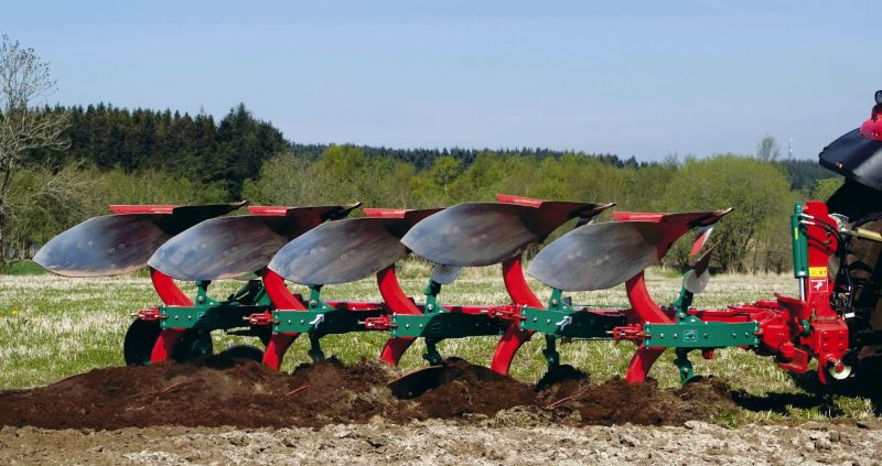 Reversible Mounted Ploughs - Kverneland ES-LS, unique steel treatment provides great life time and makes it easy in use during operation