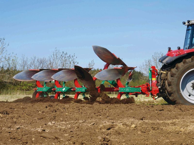 Reversible Mounted Ploughs - Kverneland ES-LS, unique steel treatment provides great life time and makes it easy in use during operation