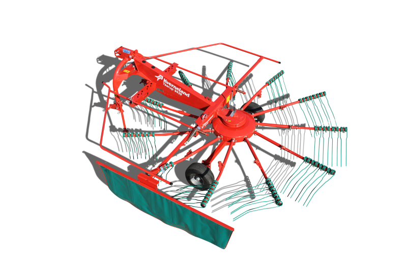 Single Rotor Rakes - Kverneland 9032 9035 9439 9442T 9443 9447T, compact and efficient during operating