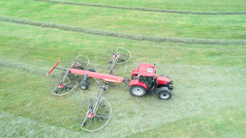 Four Rotor Rakes - VICON ANDEX 1304 PRO, super efficient in use during field operation with ISOBUS option