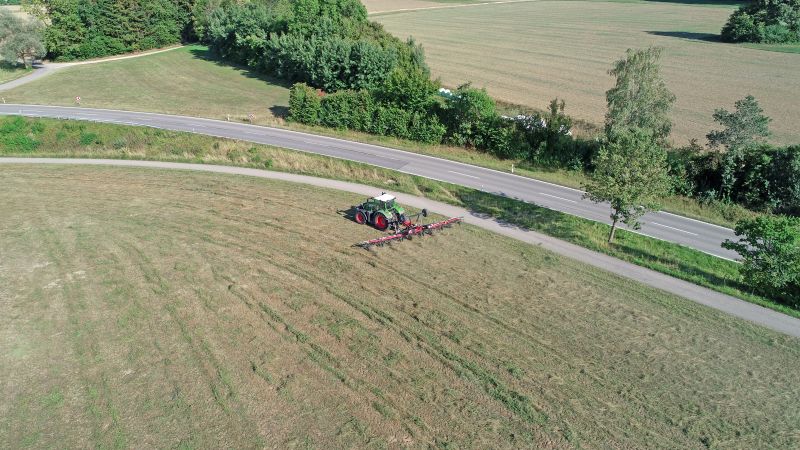 Tedders, Trailed - VICON FANEX 904C - 1124C, purpose-built for smaller tractor but will also operate with larger ones