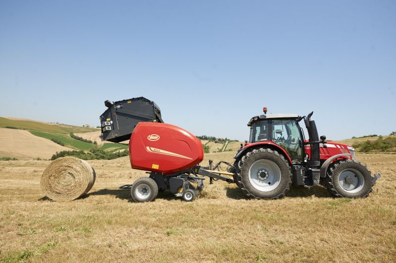 Variable Chamber round balers - VICON RV 5116 - 5118 PLUS, high output performance and reduced maintenance requirments