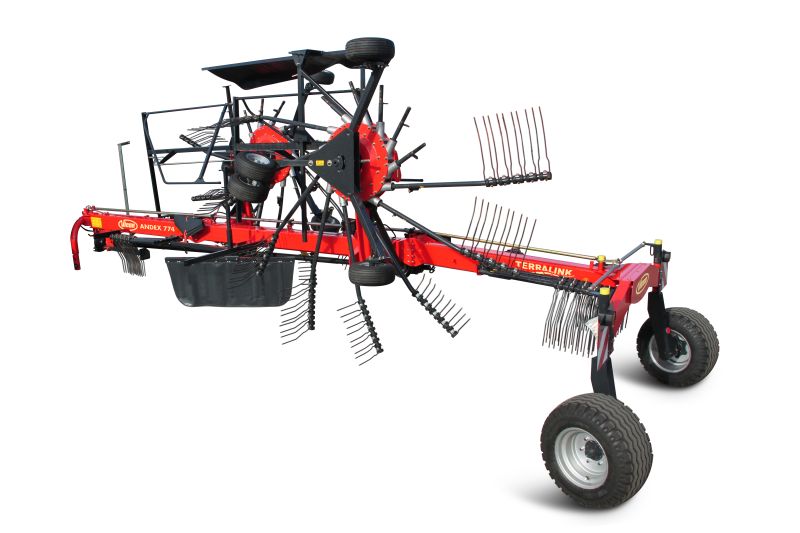 Double Rotor Rakes - VICON ANDEX 774, great maneuvreability and superb performance