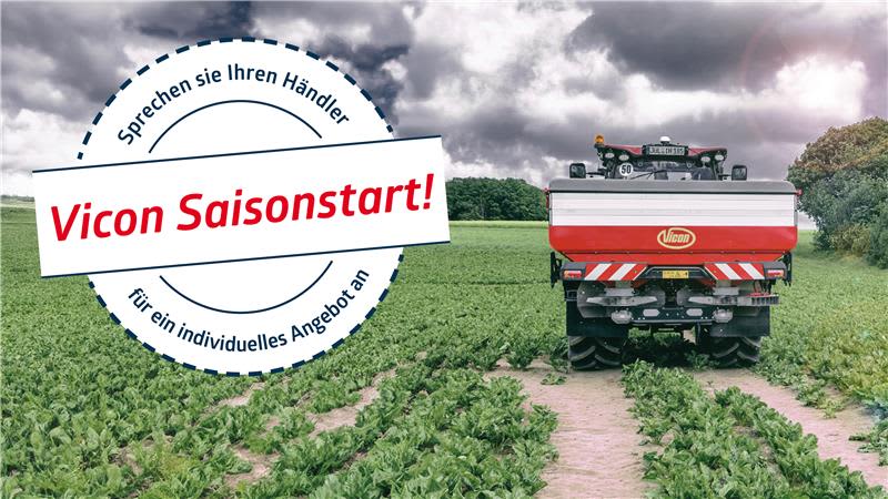 Vicon Saisonstart Düngerstreuer