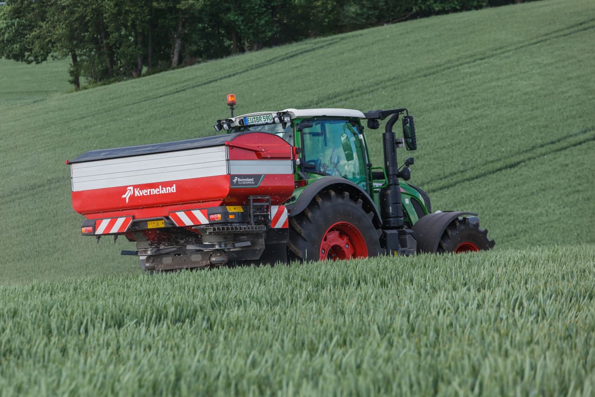 L&amp;amp;amp;amp;amp;amp;amp;#039;épandage à haute vitesse avec le TLX GEOSPREAD Kverneland.