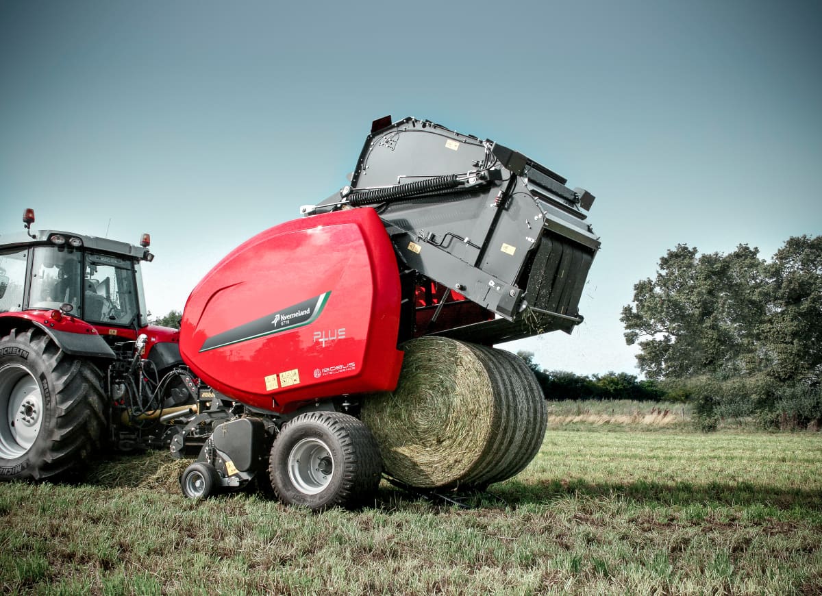 Variable Chamber round balers, Kverneland 6716-6720 Plus, chamber with variates which provides high performance operation on field