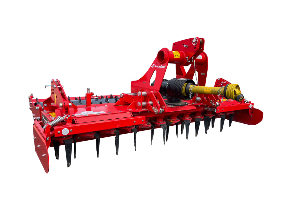 Kverneland M series, medium sized, reliabale with long life time and perfect soil levelling