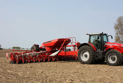 Pneumatic precision drills - Optima TFmaxi, fertilizer spreader integrated and 12meter working width