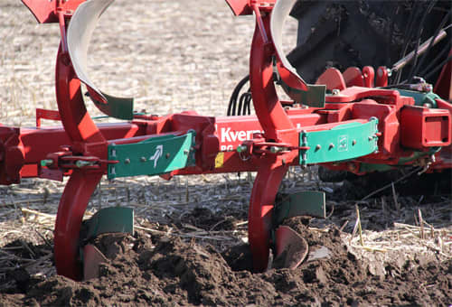 Reversible Semi-Mounted Ploughs - Kverneland PG RG heat treatment on steel for increased strength and durability