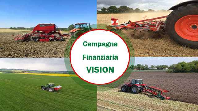 Campagna finanziaria Vision: fino a 25.000 euro su tutte le attrezzature Kverneland