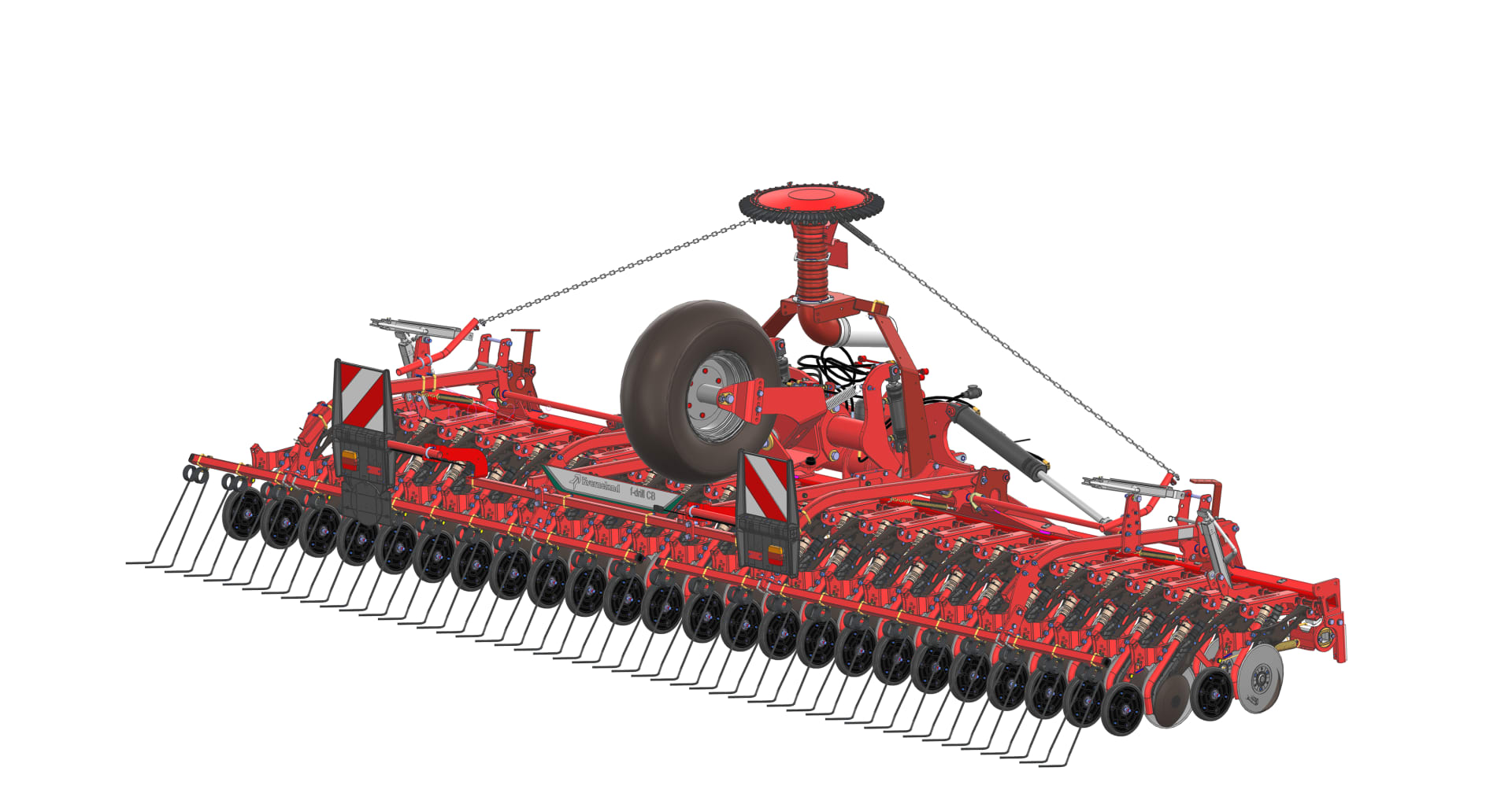 Kverneland f-drill CB F rendering on a white background