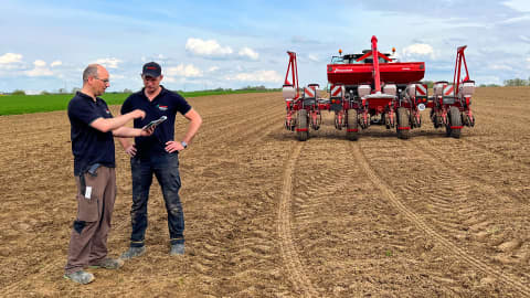 Pruebas de campo con Kverneland PUDAMA - campaña en Europa