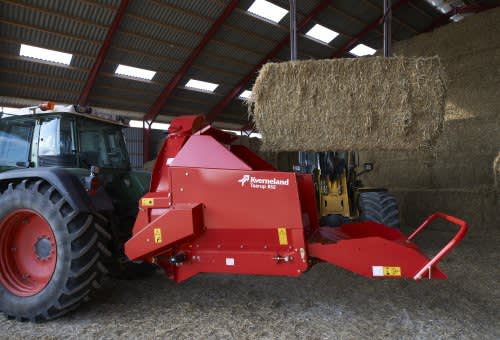Handig zelf laden van de balen