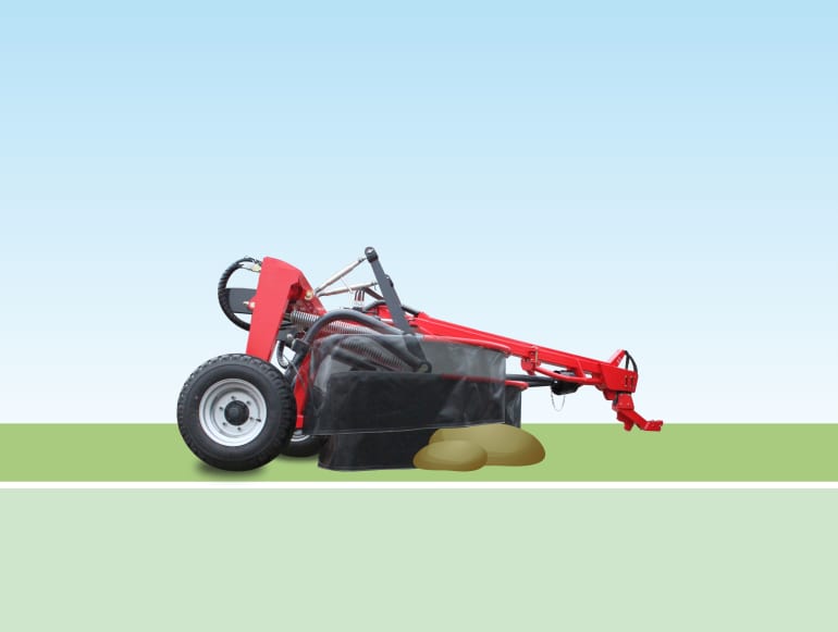 Plain Mowers - VICON EXTRA 532 - 540 - TRAILED MOWERS, sideward adaption for optimal flexibility and user friendly