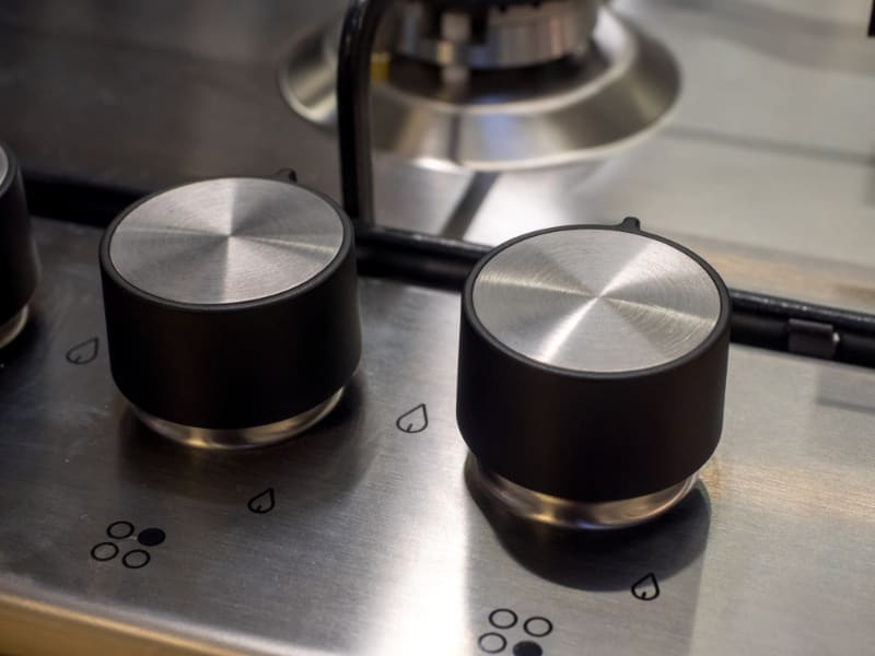 two knobs from gas stovetop