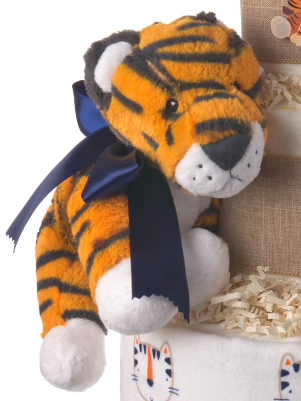 A Lil Tiger Baby Diaper Cake for Boys