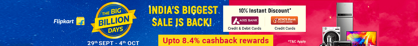 Flipkart big billion days sale campaign bubstj