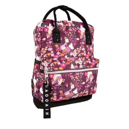 Moomin Viuhti Backpack Buttercup burgundy
