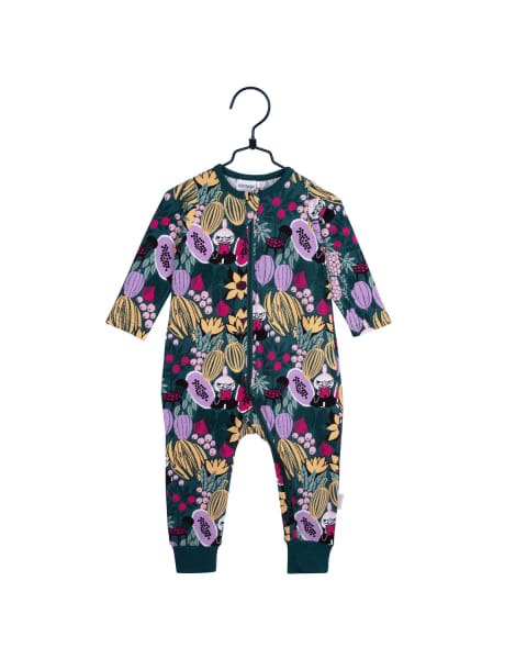 Muumi Papaija-pyjama tummanvihreä