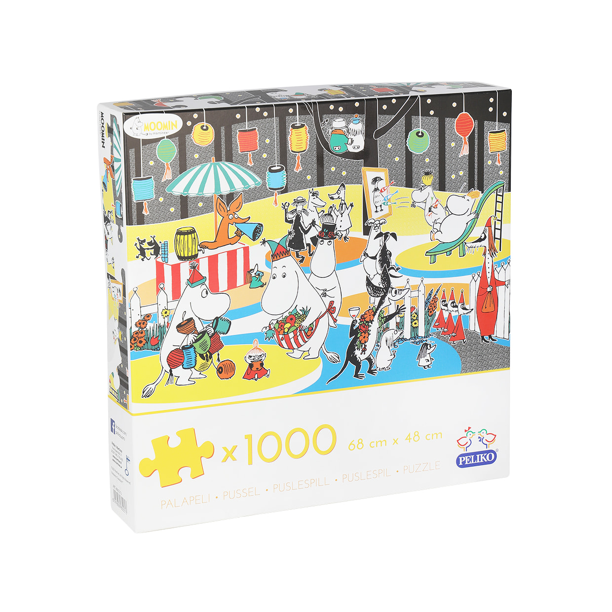 1000 Piece Jigsaw Puzzle A wonderful group of Moomin Valley 50 x 75 cm 