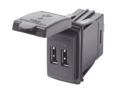 12/24V Dual USB 4.8A Chargers - Switch Mount