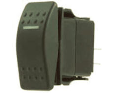 Rocker Switch (Single) - Single Illuminated IP67 Rocker Switch on-off (with actuator)