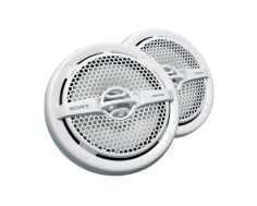 MP1611 16cm (6.5 Inch) Dual-Cone Marine Speaker 140W White (Pr) IPx5 (XSMP1611)