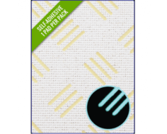 Checker White/Blue Glow 412 x 203 x 3mm