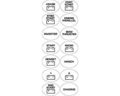 Label Set-713 For Battery Switches (713)