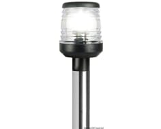 Stainless Steel Light Pole 100 cm with Back Plastic Light (x1)