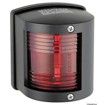 Utility 77 Navigation Lights - 112,5u00b0 left red - Black