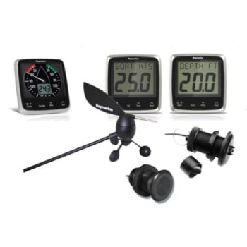 RAYMARINE i50 & i60 Wind / Speed / Depth - 3 x Instrument c/w Txd Packs