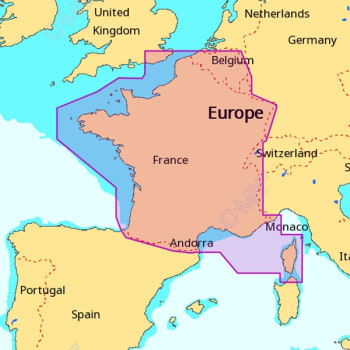 C-Map MAX-N+ Wide EW-Y065 France Coastal & Inland (MEWY065-SD)