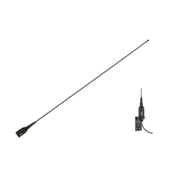 SuperGain Elba VHF Antenna Black Fibreglass Whip (SGV100SBBK)